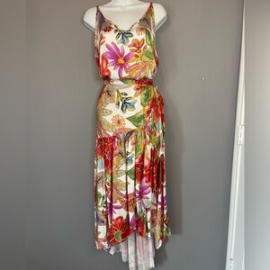 Cynthia Rowley Colorful Floral Skirt Set NWT